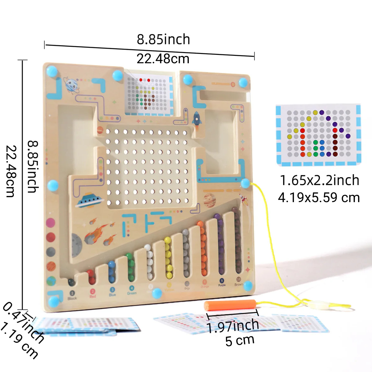 Tableau magnétique éducatif 