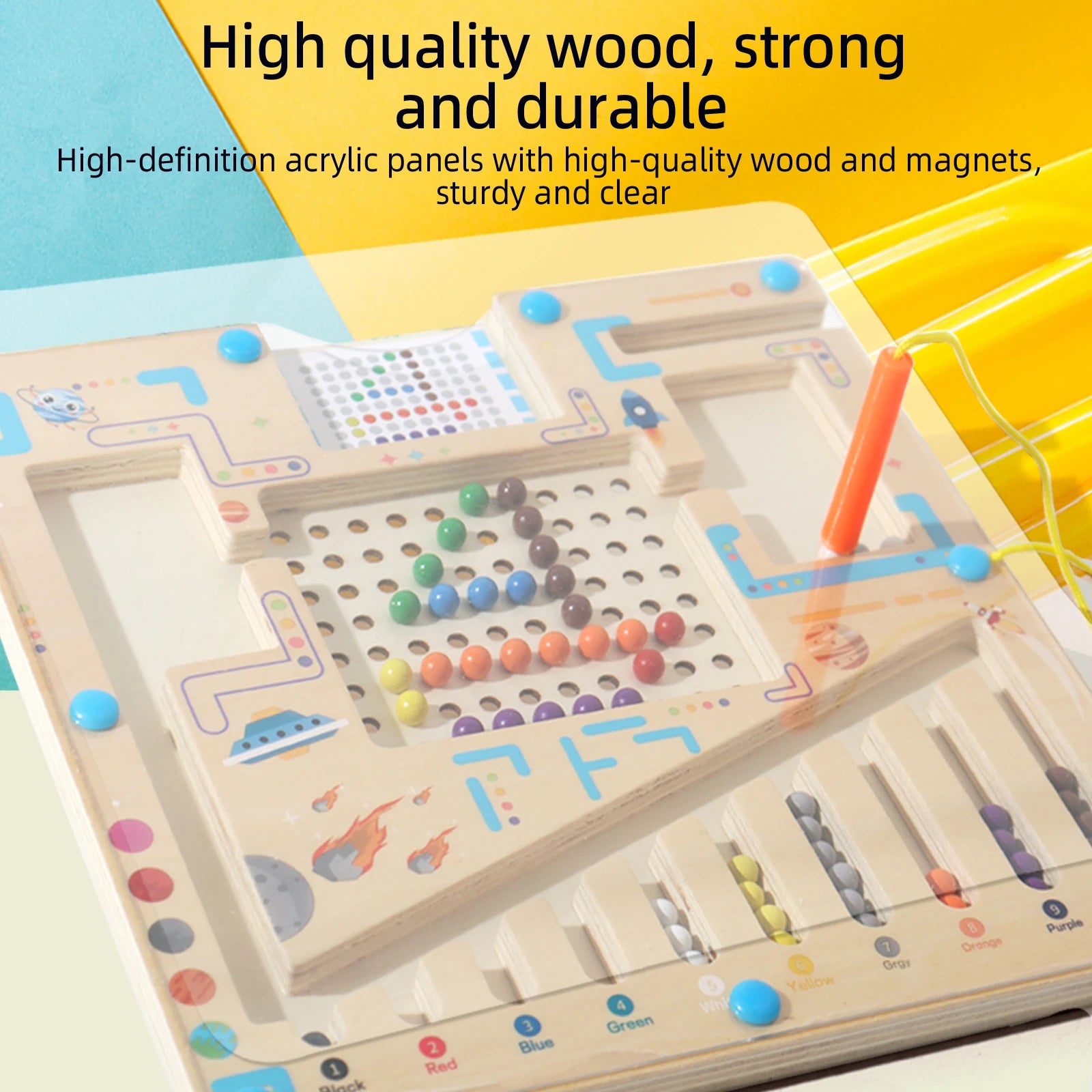 Tableau magnétique éducatif 