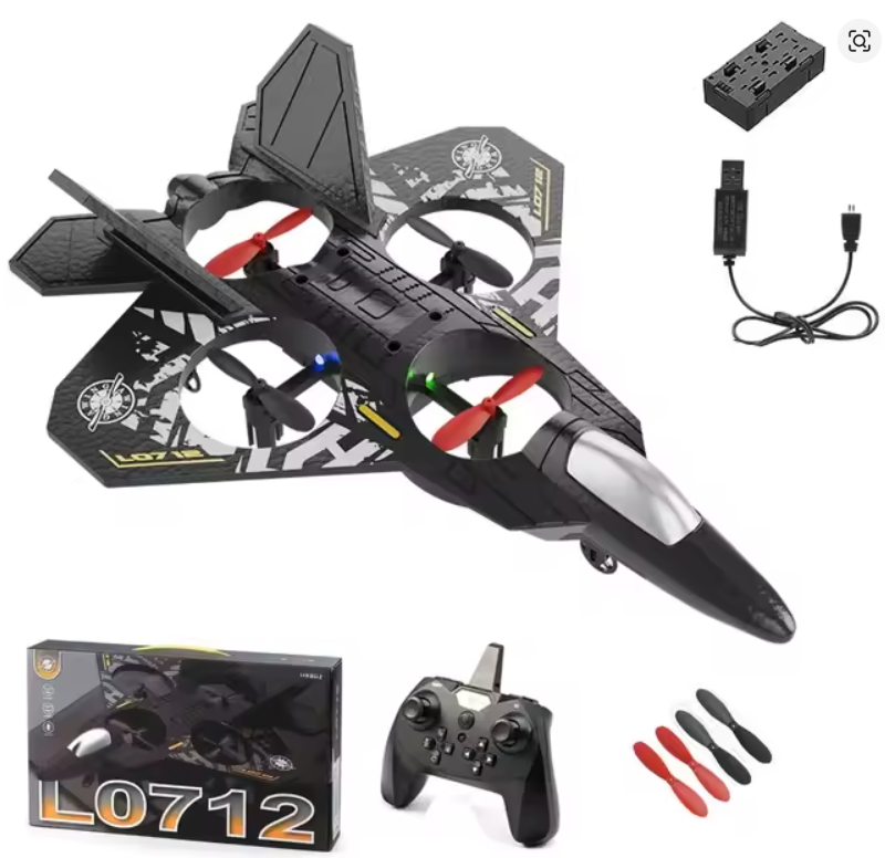 GlowFly 2-in-1 Drone Plane