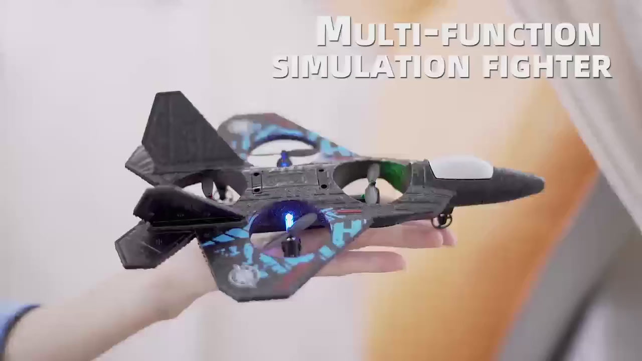 GlowFly 2-in-1 Drone Plane